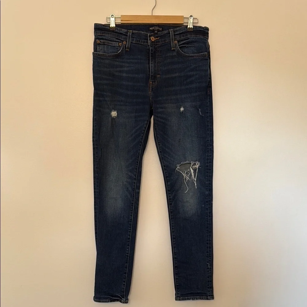 J. Crew Mercantile Flex Denim Jeans - Blue 32x32